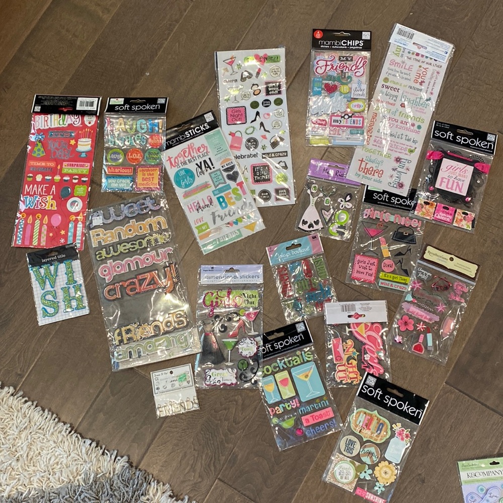 Friends/girls’ night scrapbook bundle